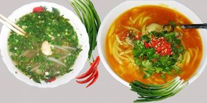 Món cháo bột Quảng Trị - Bánh canh cá lóc Hải Lăng