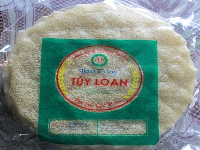 Tô đậm vẻ đẹp của bánh tráng Túy Loan